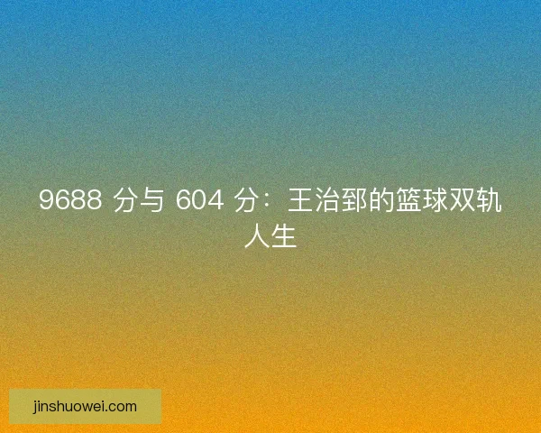 9688 分与 604 分：王治郅的篮球双轨人生